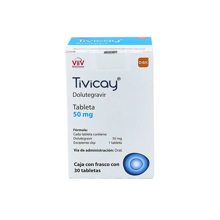 Tivicay 50mg 30 Tabletas
